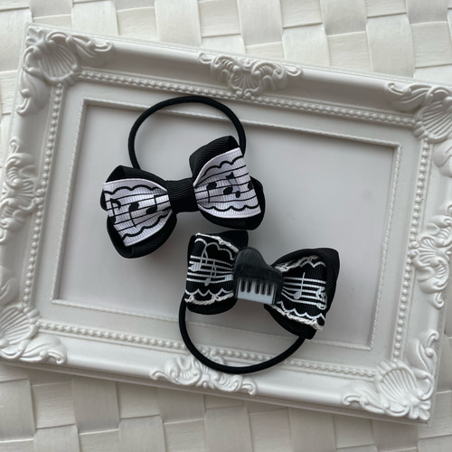 ♢Mimi No.⑥⋈ ヘアゴム ハンドメイドリボン ⋈