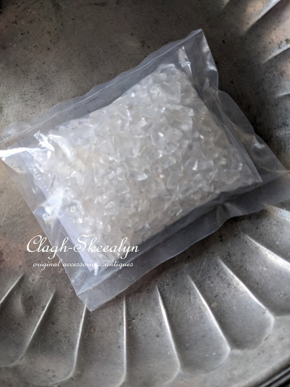 【Himalayan Crystal】ヒマラヤ水晶さざれ｜100g｜インド北部ヒマチャルプラデシュ州｜天然石さざれ｜浄化 6枚目の画像