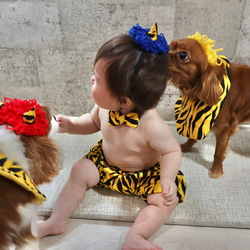 節分 鬼のパンツ 鬼のツノ 鬼の衣装 コスプレ 4枚目の画像