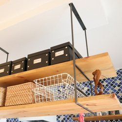 ＼送料無料／[Hanging Shelf(A-Type)]吊棚 吊り棚 アイアンシェルフフレーム 食器棚 店舗‐67‐ 12枚目の画像