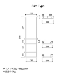 ＼送料無料／[Hanging Shelf(A-Type)]吊棚 吊り棚 アイアンシェルフフレーム 食器棚 店舗‐67‐ 3枚目の画像