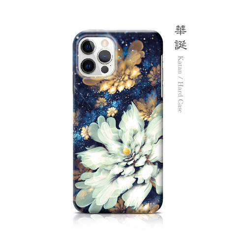 華誕 - 和風 iPhoneケース【iPhone全機種対応/軽量/側面印刷