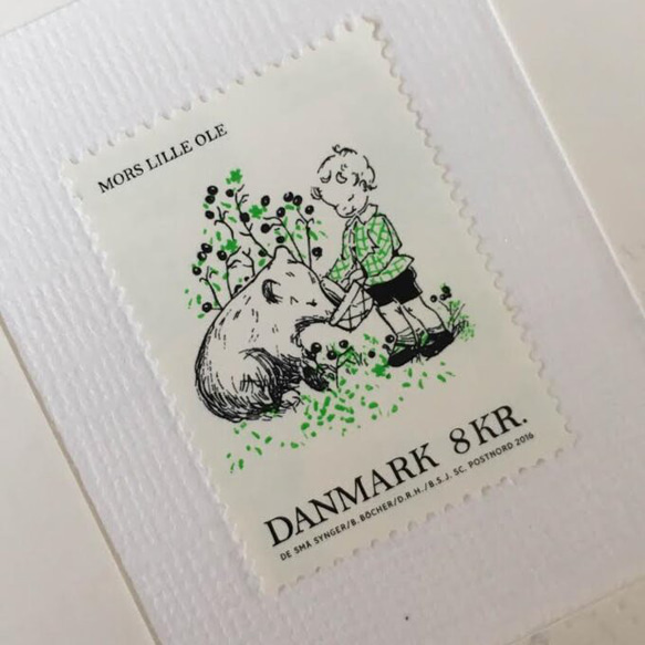 ちいさなartmuseum　Denmark　stamp 2枚目の画像