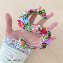 mini様確認用 ♡  イニシャルフラワー イニシャル - フラワー・ガーデンの人気通販 | minne byGMO