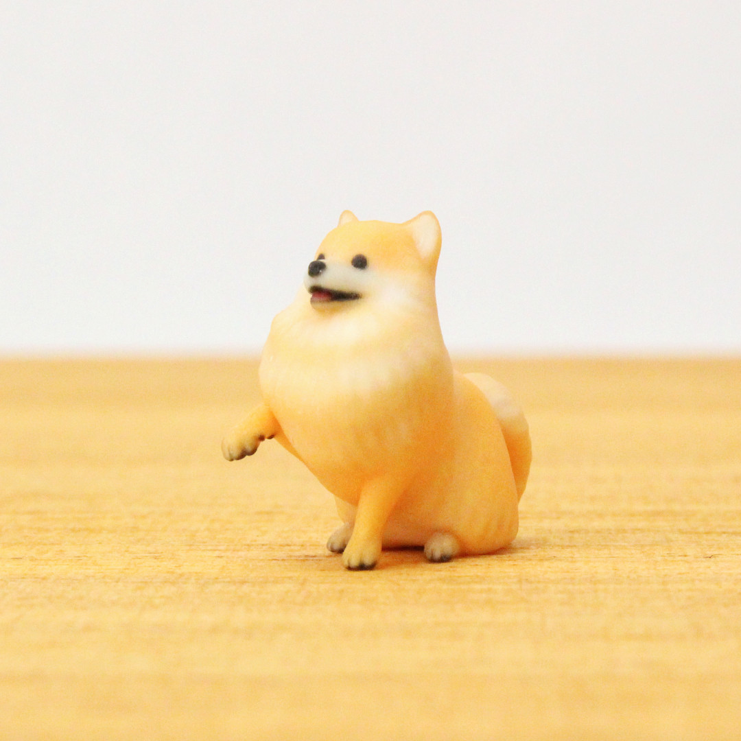SANDICAST ポメラニアン Pomeranian 置物 フィギュア ミニ Amazon.co