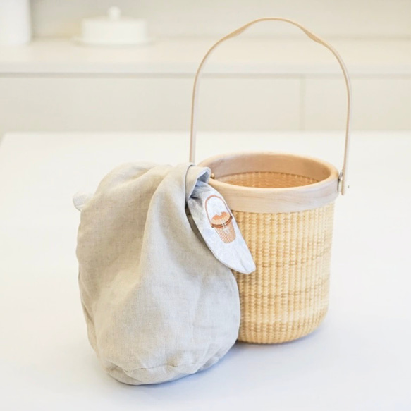 ナンタケットバスケット　保管袋　うち袋付き ナンタケットバスケット 保管袋 うち袋付き ナンタケットバスケット