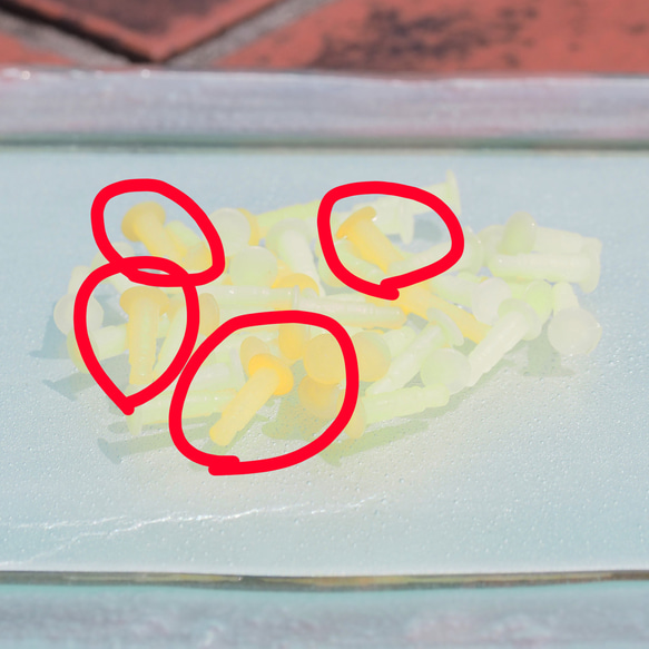 玻璃維生素劑“ Kapuseu [小] [黃色x橙色]”耳機插孔[定做] 第7張的照片
