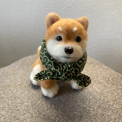 受注制作】ゴールデンレトリバー仔犬(伏せ) 羊毛フェルト chikuchiku18