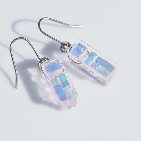 1点物】桜ガラス『さくら』ピアス/イヤリング【金具選べます】≪送料