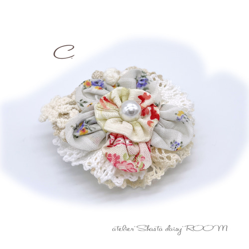 Daisy flower【生地・布】【カット販売】 【Daisy さま】* vintage