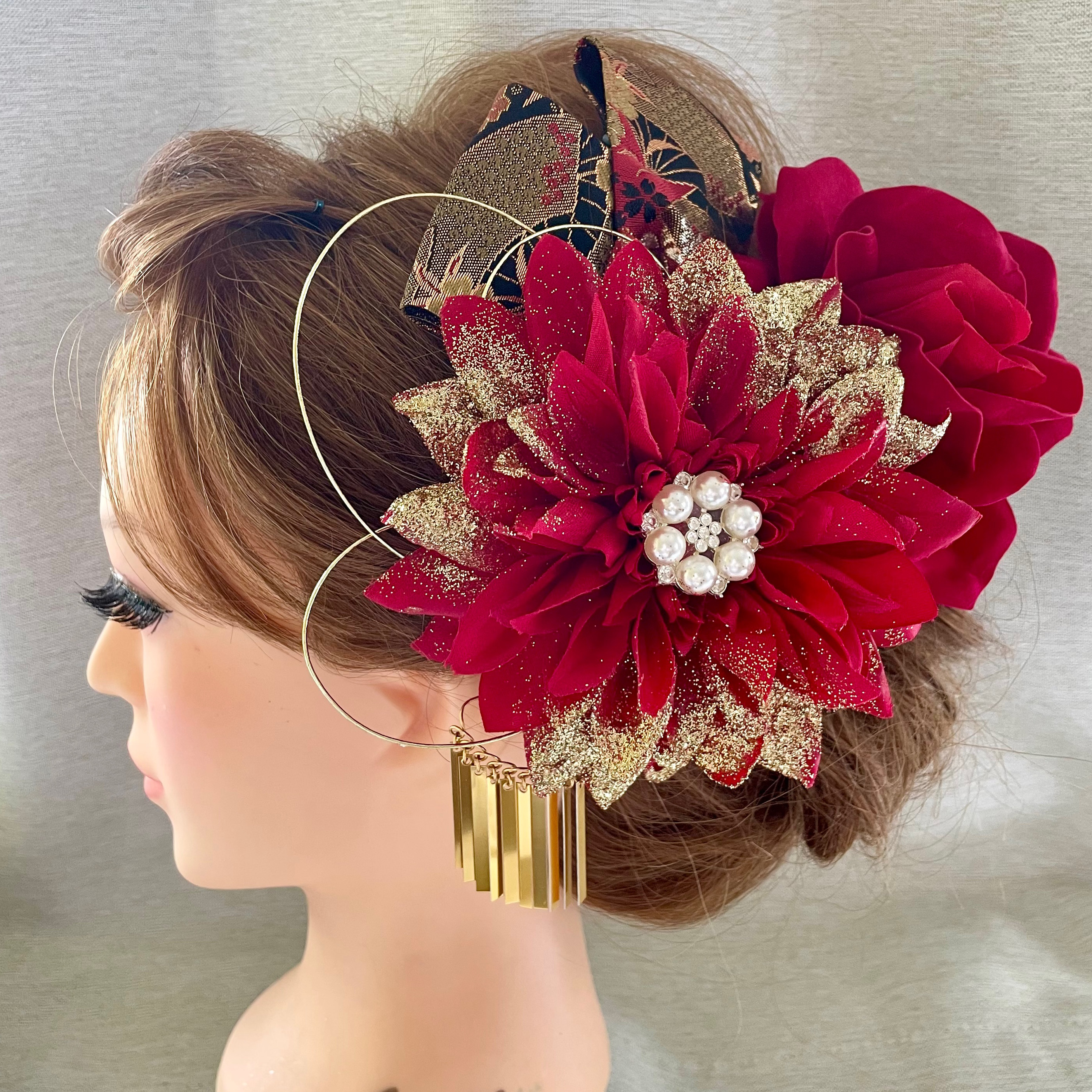 和装 髪飾り ヘッドドレス✾