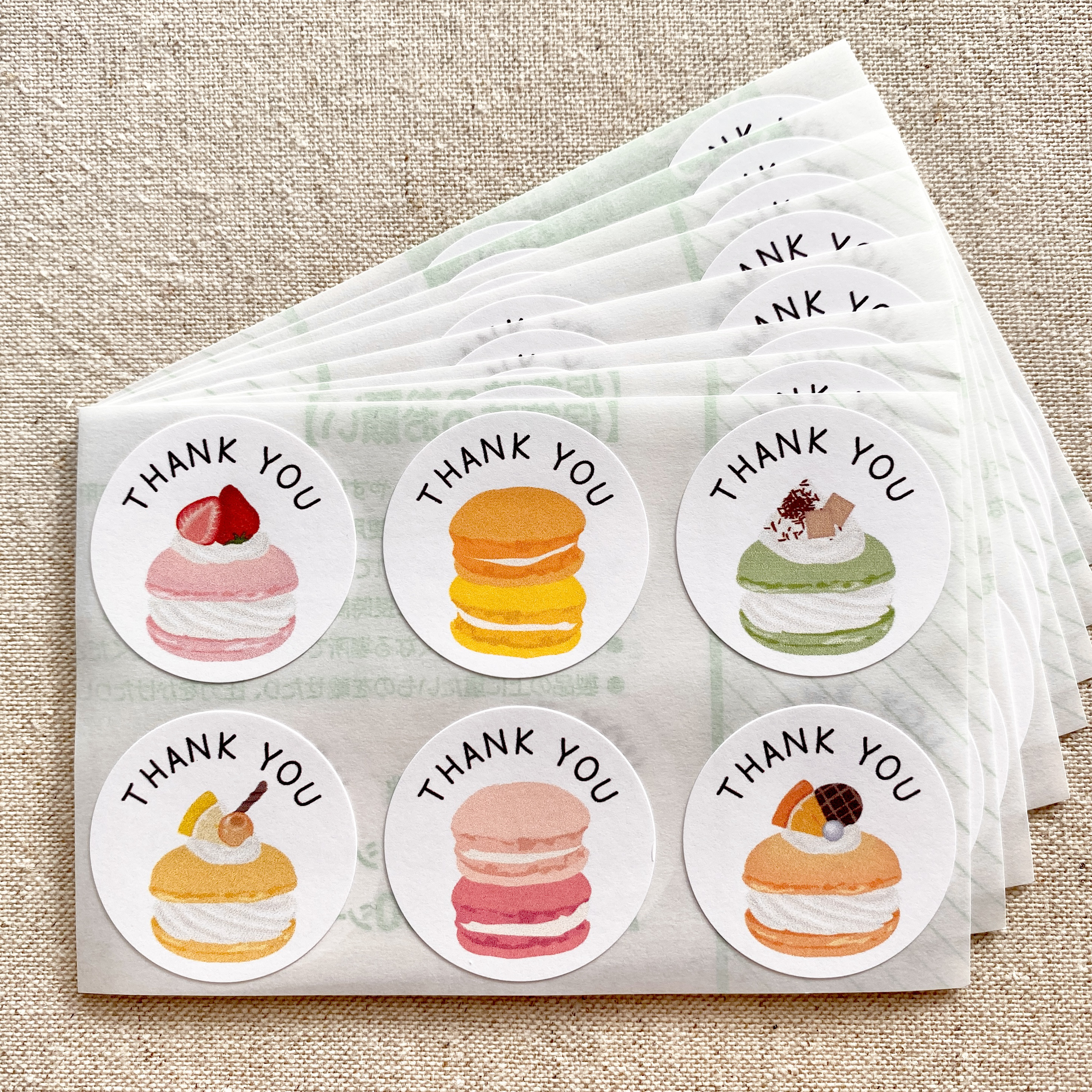 ランダム60ロール30000枚　まとめ売り　60種類セット サンキューシール