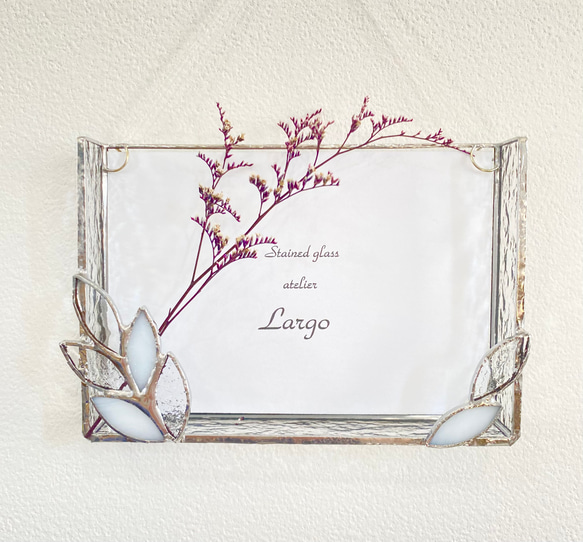 ステンドグラス＊ポストカードフレーム（壁かけタイプ） フォト