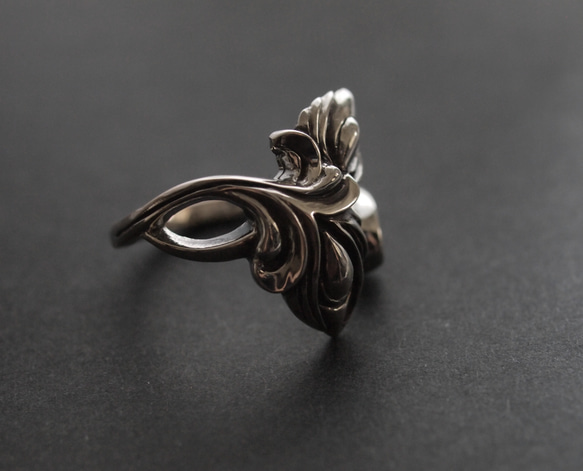 孔雀羽毛戒指 第2張的照片