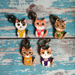 猫（ねこ） キーホルダー のおすすめ人気通販｜Creema(クリーマ) 国内