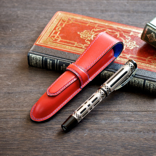 1本挿し万年筆ケース カラーオーダー ペンケース 革小物yoshii 通販