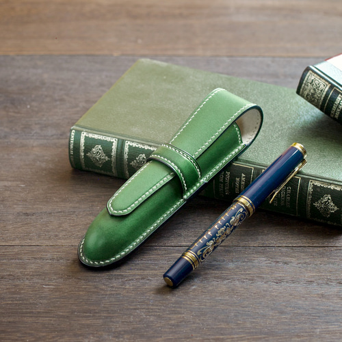 1本挿し万年筆ケース カラーオーダー ペンケース 革小物yoshii 通販