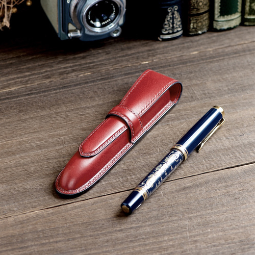 1本挿し万年筆ケース カラーオーダー ペンケース 革小物yoshii 通販