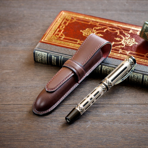 1本挿し万年筆ケース カラーオーダー ペンケース 革小物yoshii 通販