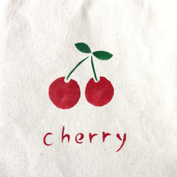 Cherry LLサイズ ロゴトートバッグ 2枚目の画像