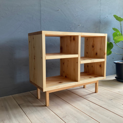 杉×ウォルナット無垢 W1200 テレビ台 / TVボード テレビ台