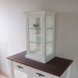 チーク総無垢 ガラスパンケース'80W ショーケース 陳列ケ－ス