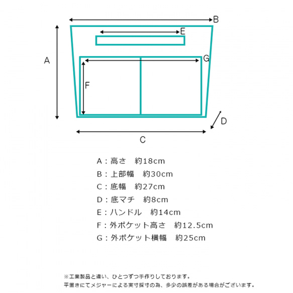 帆布和皮革袋中袋 Bio-wash 帆布 + 真皮 2way 內袋（海軍藍）。 第10張的照片