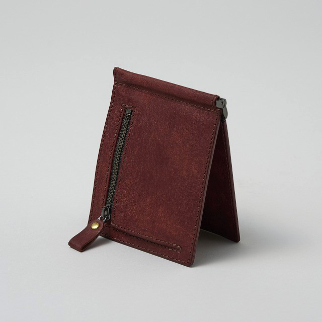 薄くて小さなお財布 / Money Clip *BRICK RED