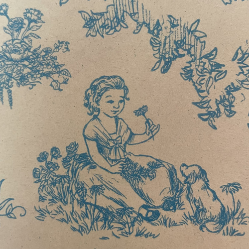 トワルドジュイ風 デザインペーパー 8枚set 包装紙・ラッピング