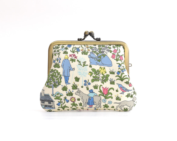 Frame purse(MS) - Liberty "Voysey" blue [214] 第3張的照片