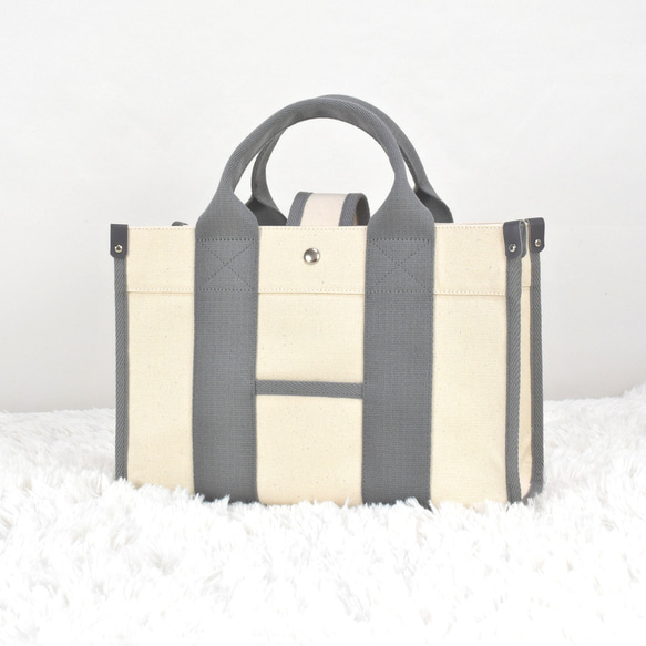 ☆ﾟ･*CUBE TOTE ＊ キューブトート*･ﾟ☆　シルバーグレー 2枚目の画像