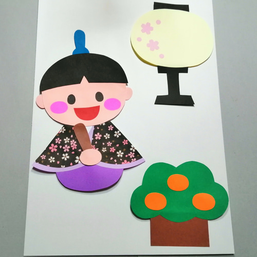 Amazon.co.jp: ひな祭り 壁面飾り3月『ひなまつり立雛』しだれ梅