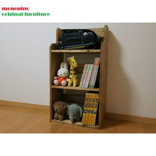 ☆送料無料☆ ランドセル＆教科書ラックD 本棚・絵本棚