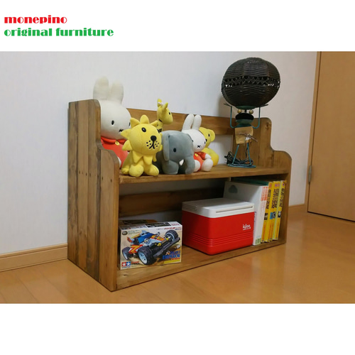 ☆送料無料☆ ベンチスタイルシェルフD 本棚・絵本棚・マガジンラック