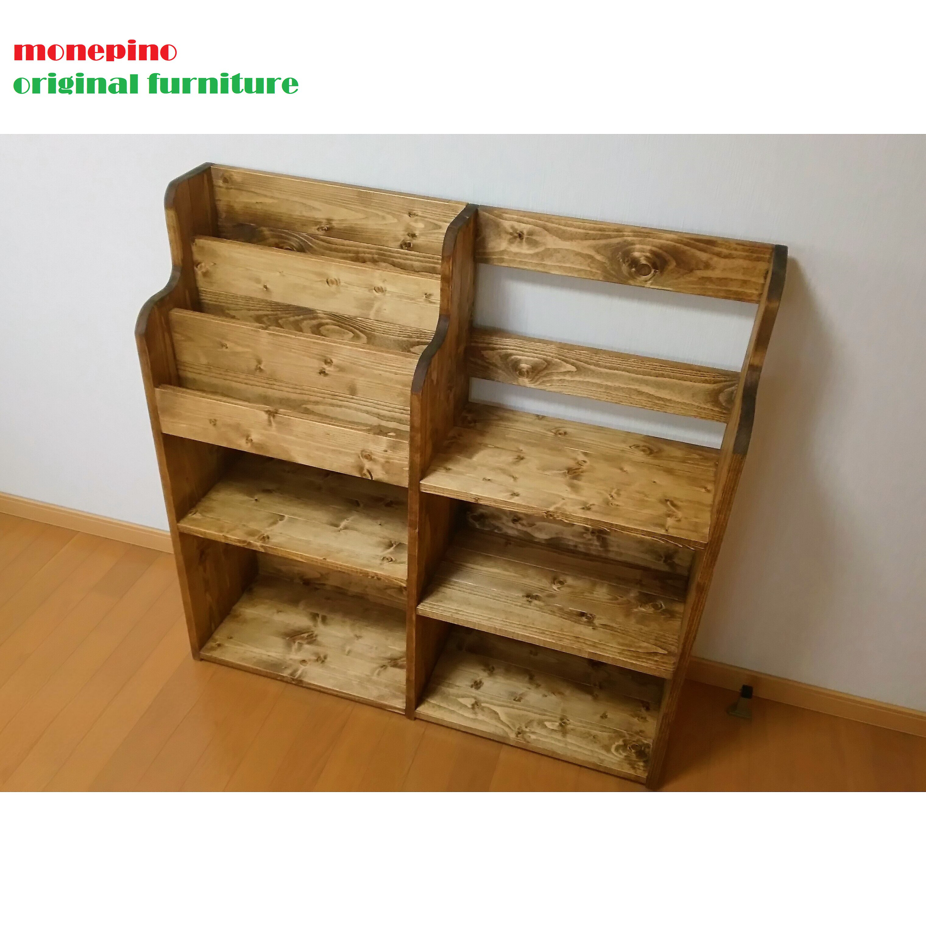 ★送料無料★  ランドセル＆教科書シェルフ（絵本棚）D