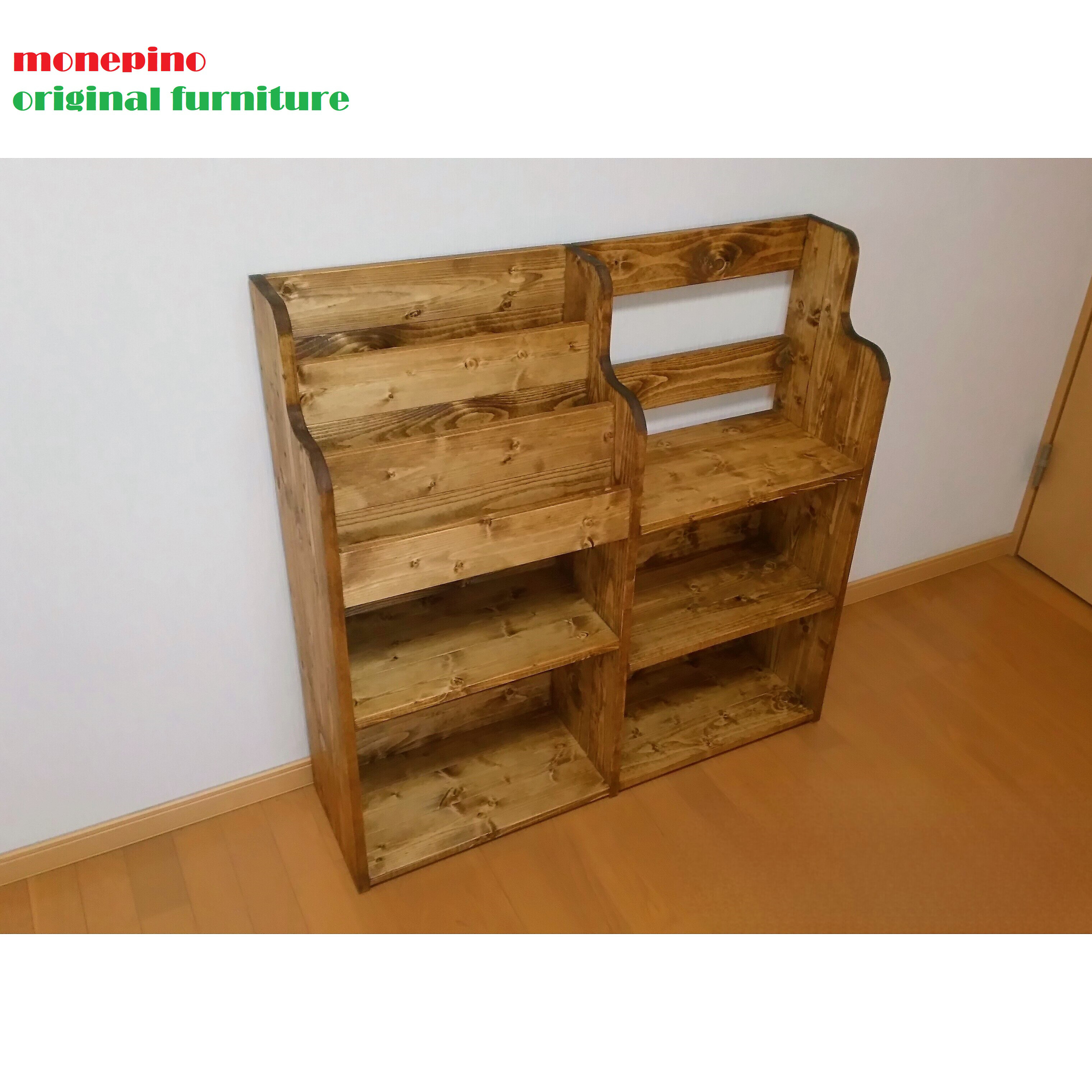 ★送料無料★  ランドセル＆教科書シェルフ（絵本棚）D