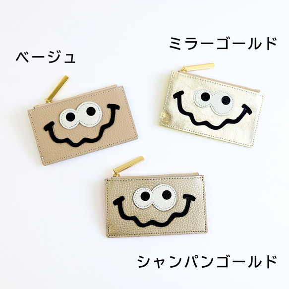 【キョロメver.フラグメントケース/全21色】思わず誰かに見せたくなる/身軽に時短決済♪最軽量のスマート財布/ミニ 11枚目の画像