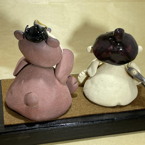 再販】金太郎 クマ 五月人形(端午の節句) 金太郎&熊 陶器 五 再販】金太郎 クマ 五月人形(端午の節句) 金太郎&熊 陶器 五
