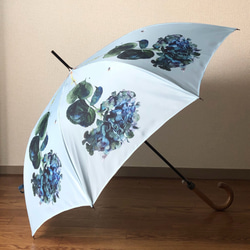 音の絵〜雨の花 日傘【ハンドメイド】 音の絵〜雨の花 日傘【ハンドメイド】