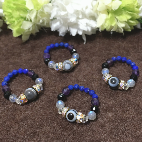 再販13】【私を強力に守ってくれるお守り♯2】天眼石とラピスラズリ