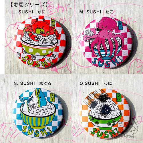 オリジナル缶バッチ ※価格は1点 その他アクセサリー OKAME 通販