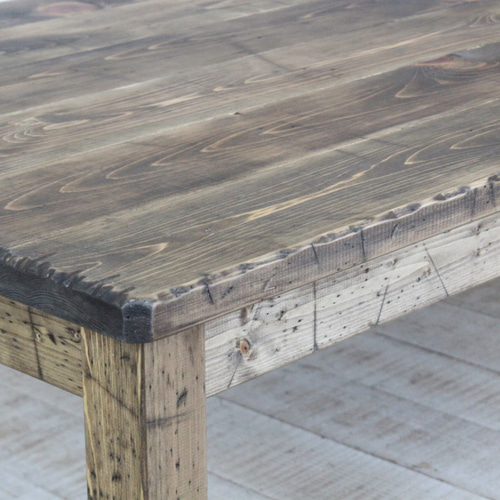 アンティーク風ダメージローテーブル120 ローテーブル・リビング  