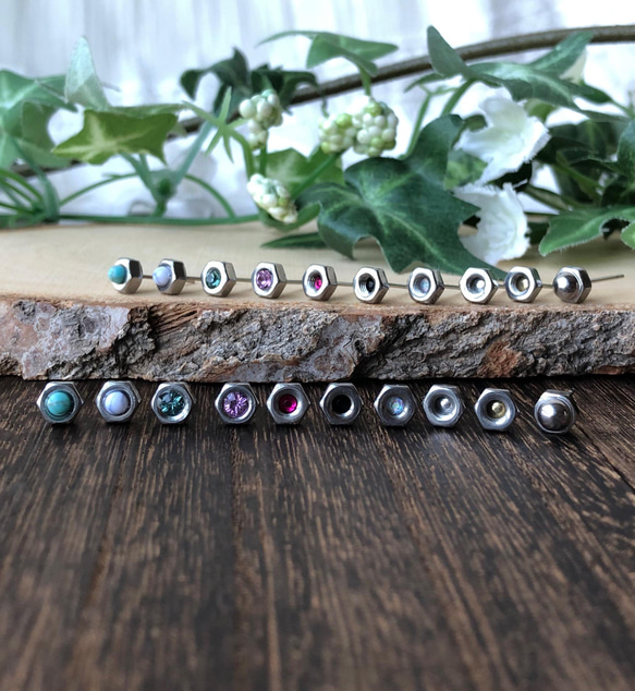 モアサナイト 10mm スタッズピアス 両耳 【公式通販】