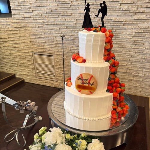 ゼクシィ展示* ケーキトッパー 野球 ウェディング 結婚式 ゼクシィ展示* ケーキトッパー 野球 ウェディング 結婚式