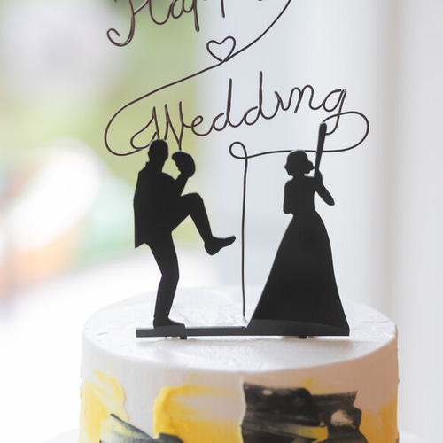 ゼクシィ展示* ケーキトッパー 野球 ウェディング 結婚式