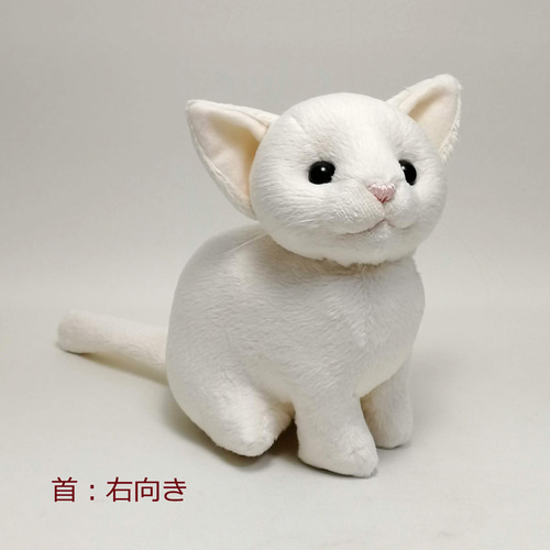 猫ぬいぐるみ「ねこにゃ」白猫 【受注製作】 ぬいぐるみ 猫ぬいぐるみ「ねこにゃ」白猫 【受注製作】 ぬいぐるみ