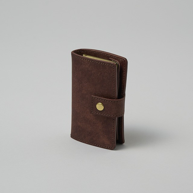 超個性的な極小財布 / Coin Wallet Ⅱ *D BROWN　コインキャッチャー ( GOLD )