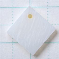 [30 件] 貝殼零件 ★ 方形 / 10 毫米 / 方形 / 菱形 ★ 貝殼魅力貝殼貝珠 (syel-square) 第2張的照片