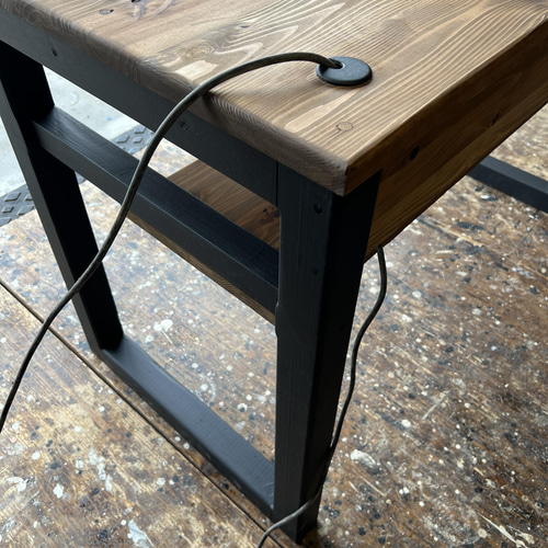 hotaru 男前家具 机 学習机 作業台 PCデスク オーダー可 無垢材