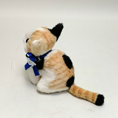 猫ぬいぐるみ「ちびにゃ」三毛猫 【受注製作】 ぬいぐるみ